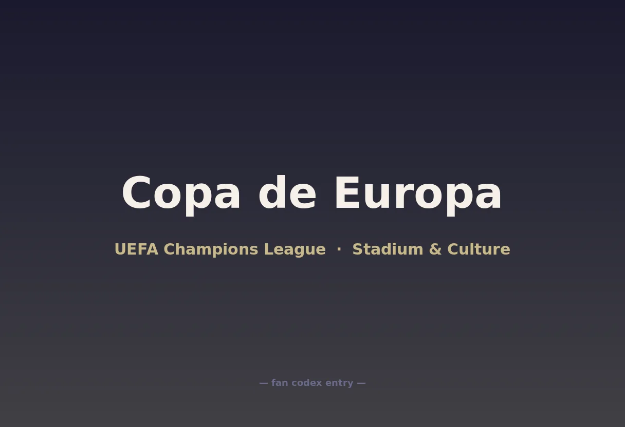Copa de Europa