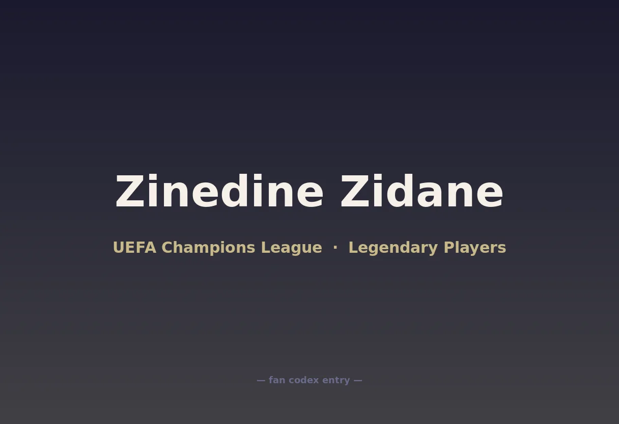Zinedine Zidane