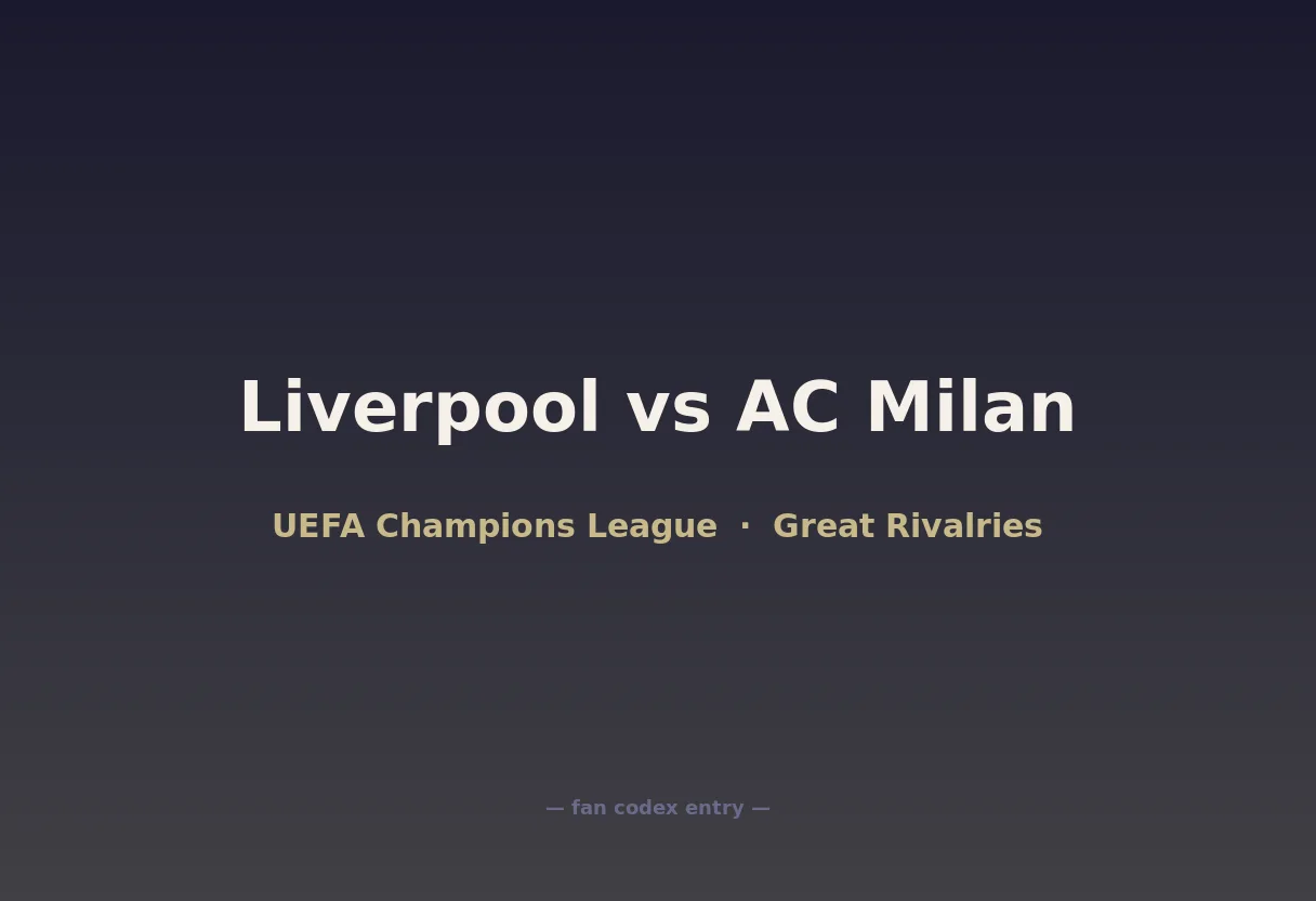 Liverpool vs AC Milan